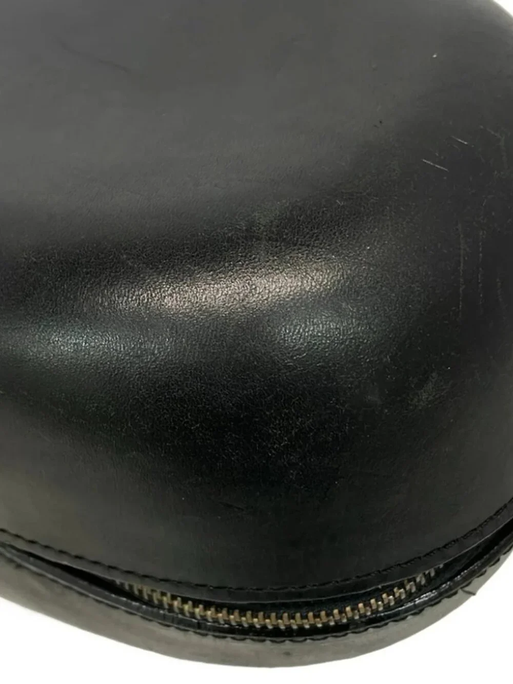 JURGEN LEHL Black Leather Shoulder Bag
